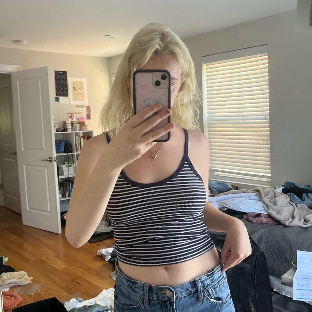 brandy blue striped tank